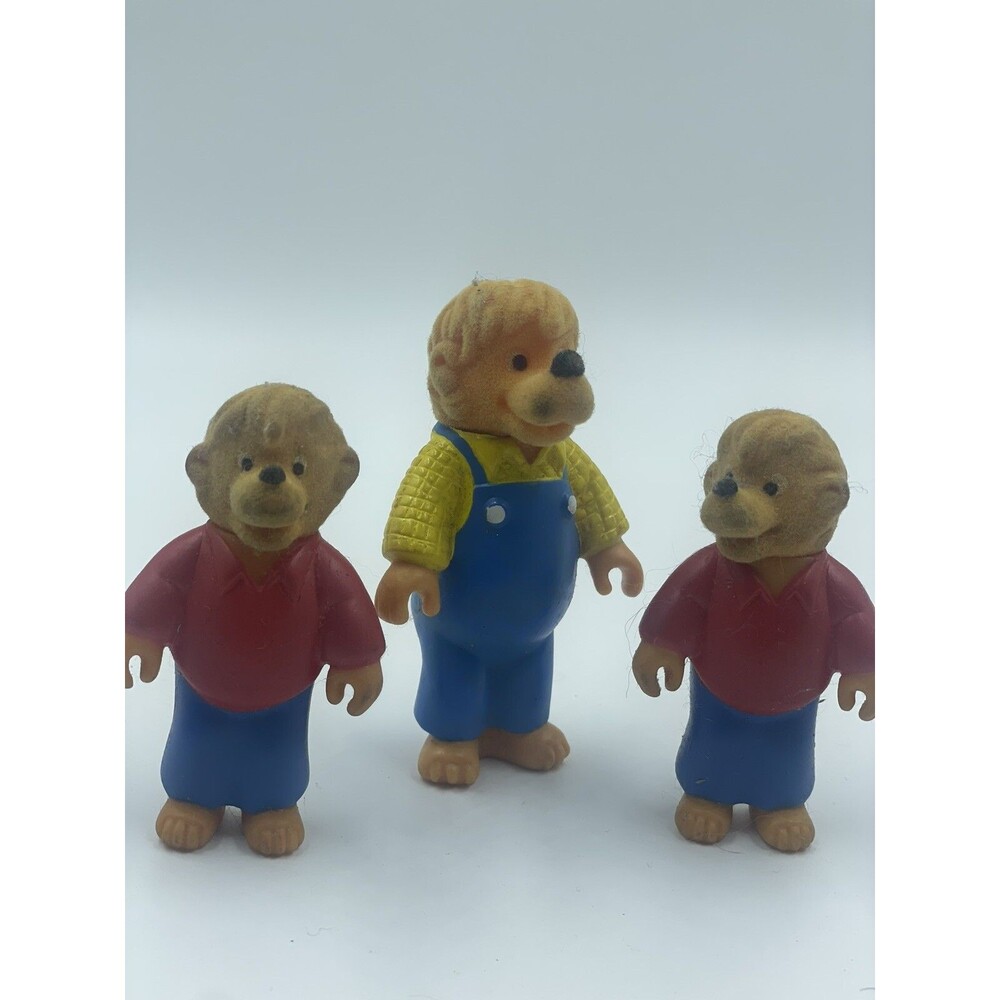 Vintage Bernstein Bears 1986 McDonalds Happy Meal Toys Lot of 3